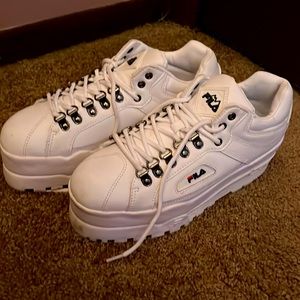 Platform FILA sneakers. Barely used